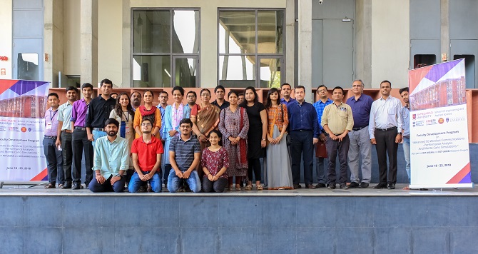 2nd Faculty Development Program at Ahmedabad University, Ahmedabad, India (June 2018).